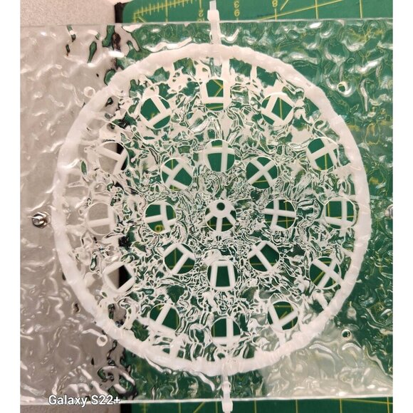 Clear Acrylic Wall Planter With White Basket For Orchids & Ferns - Picture 6 of 8